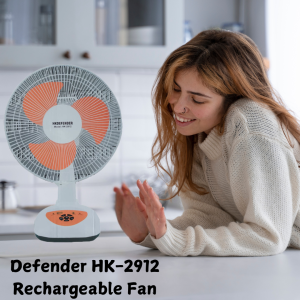 Defender HK-2912 Rechargeable Fan
