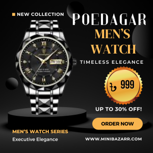 Poedagar 615 – Black front view
